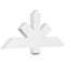 Ekena Millwork Kennewick Architectural Grade PVC Gable Bracket, 36"W x 15"H x 2"D x 4"F, 10/12 Pitch GBP036X15X0204KEN00 - alternate 1